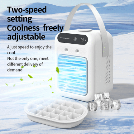 Desktop electric fan small mini usb charging spray cooling portable dormitory office desktop